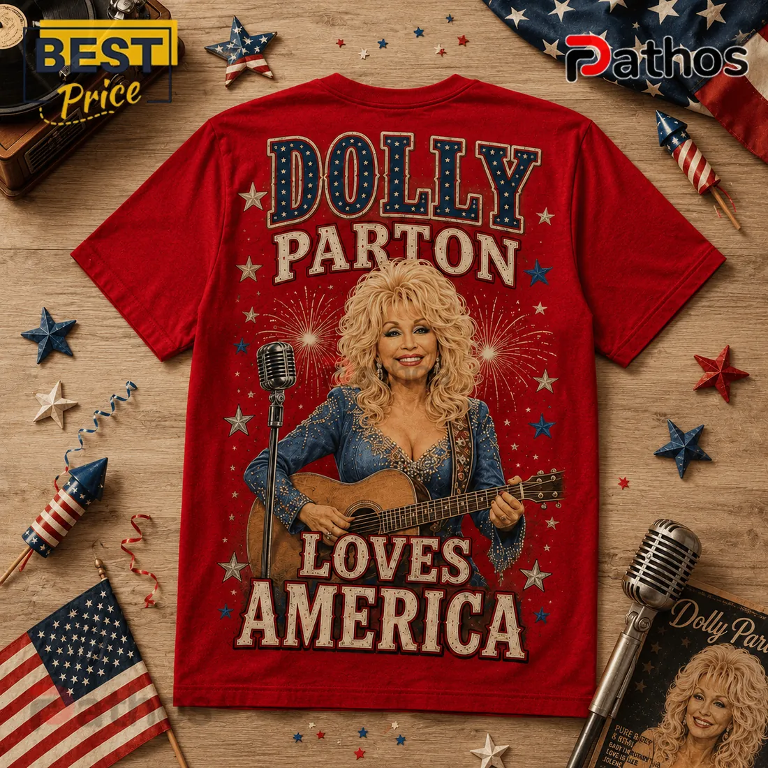 Dolly Parton x USA 250 Years of Freedom Anniversary T-Shirt Dolly Parton x USA 250 Years of Freedom Anniversary T-Shirt