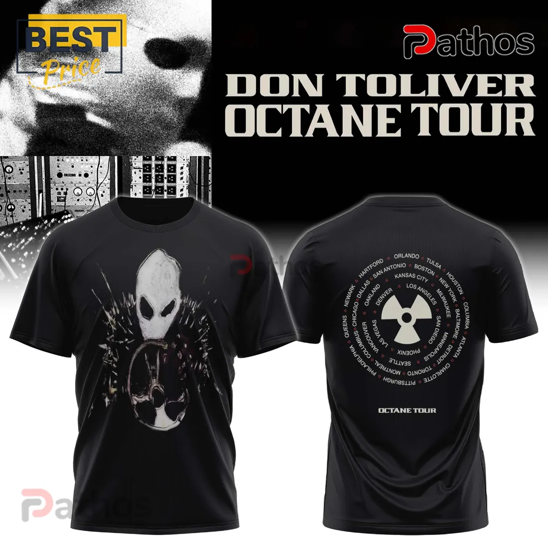 Don Toliver Octane World Tour Black T-Shirt Don Toliver Octane World Tour Black T-Shirt