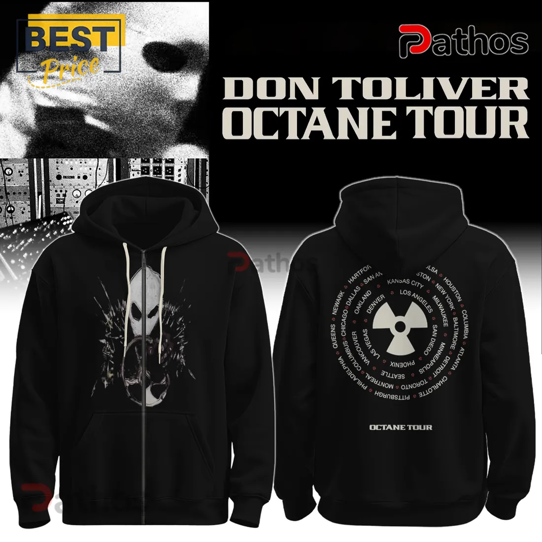 Don Toliver Octane World Tour Black T-Shirt Don Toliver Octane World Tour Black T-Shirt