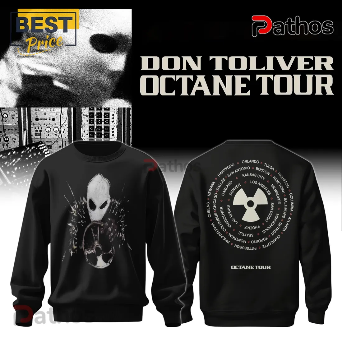Don Toliver Octane World Tour Black T-Shirt Don Toliver Octane World Tour Black T-Shirt