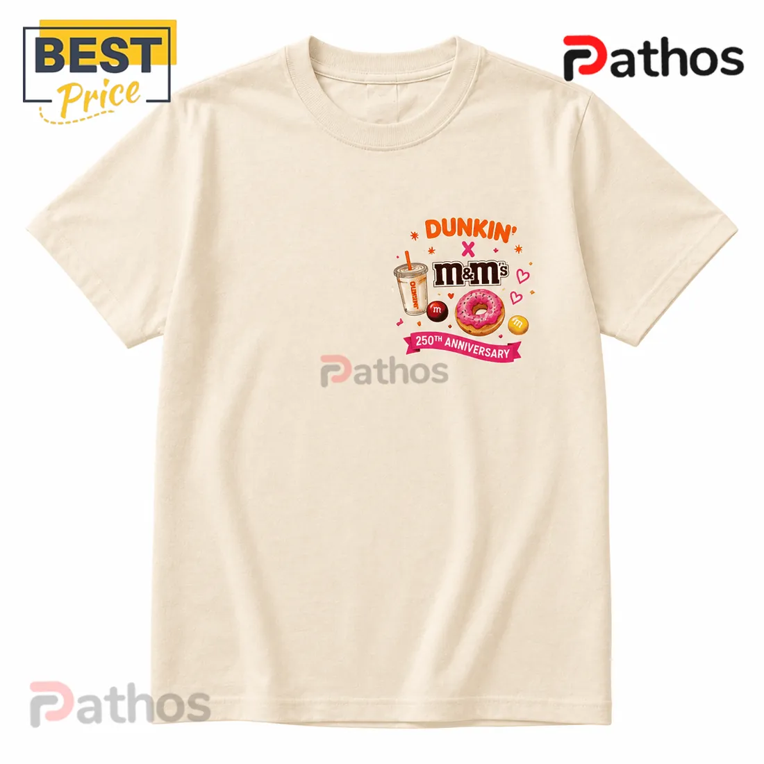 Dunkin x M&M’s 250th Anniversary Limited Edition T-Shirt Dunkin x M&M’s 250th Anniversary Limited Edition T-Shirt