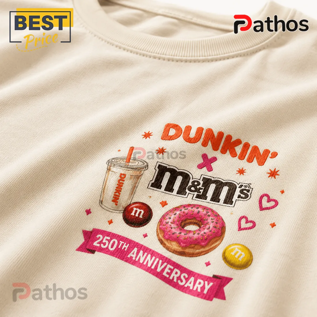 Dunkin x M&M’s 250th Anniversary Limited Edition T-Shirt Dunkin x M&M’s 250th Anniversary Limited Edition T-Shirt