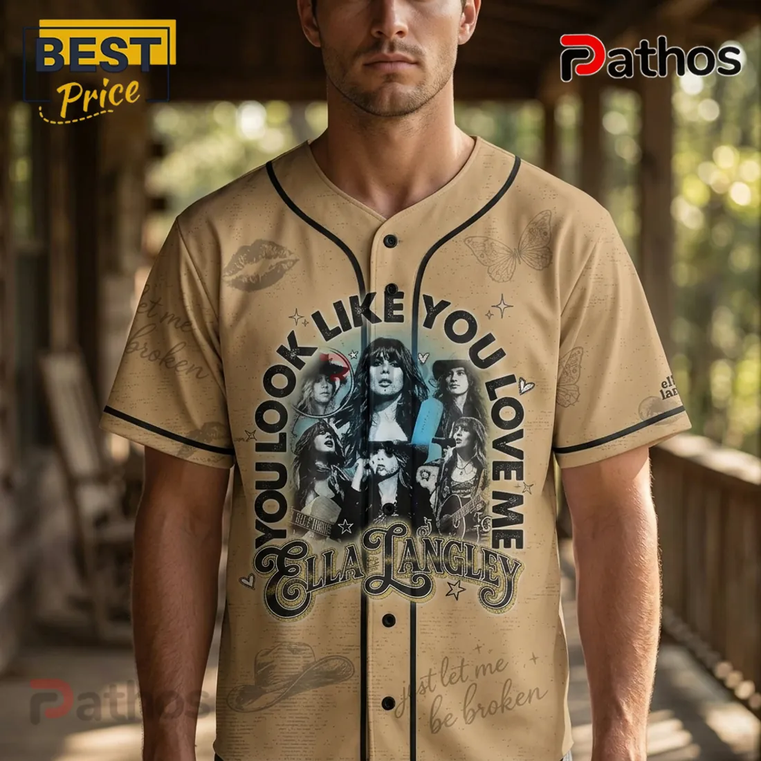 Ella Langley The Dandelion Tour 2026 Limited Edition Baseball Jersey Ella Langley The Dandelion Tour 2026 Limited Edition Baseball Jersey