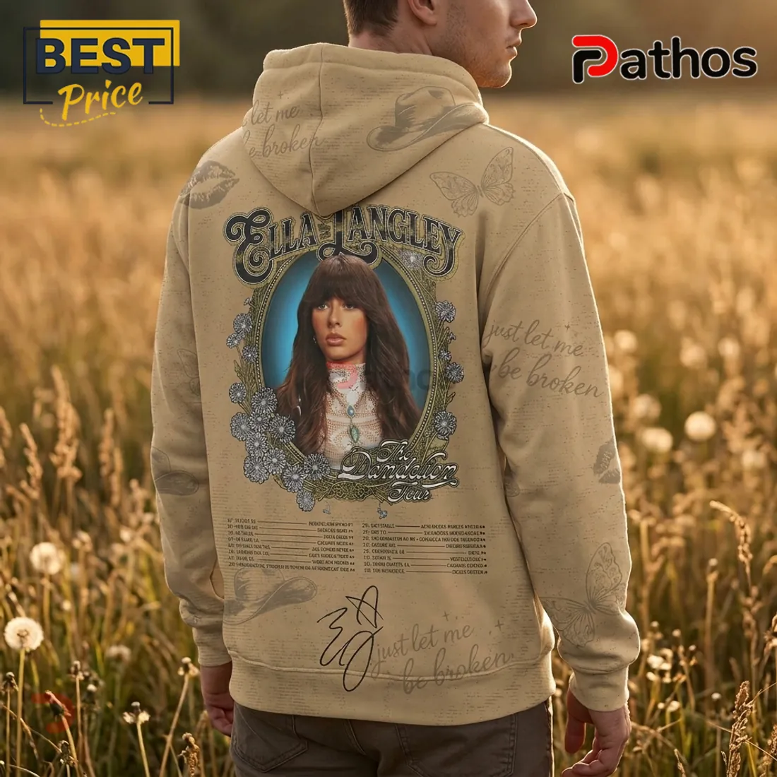 Ella Langley The Dandelion Tour 2026 Vintage Country Music Hoodie Ella Langley The Dandelion Tour 2026 Vintage Country Music Hoodie