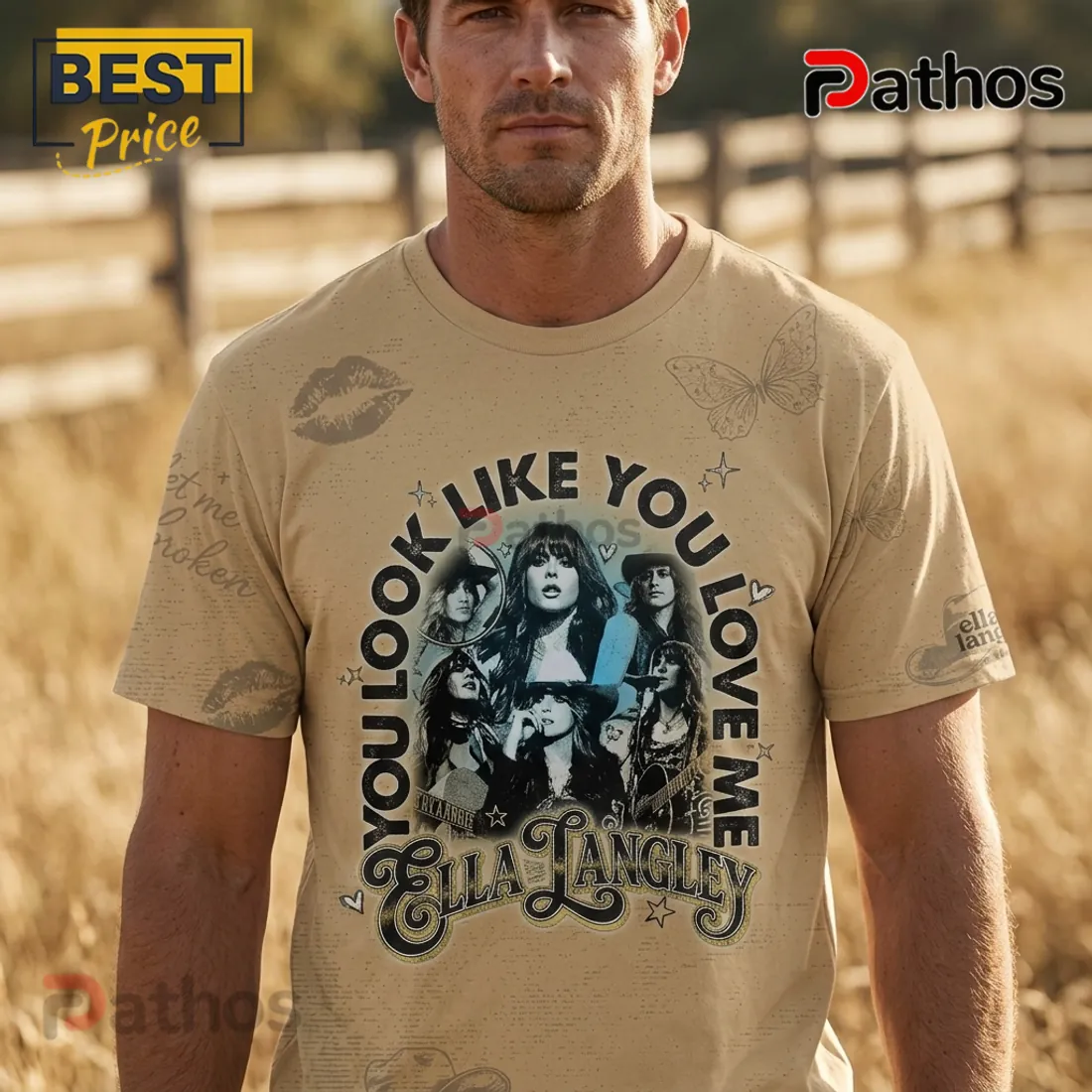 Ella Langley The Dandelion Tour 2026 You Look Like You Love Me T-Shirt Ella Langley The Dandelion Tour 2026 You Look Like You Love Me T-Shirt