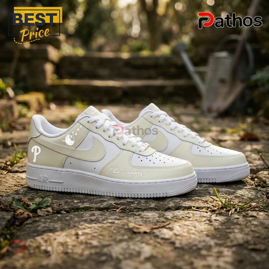 Ella Langley x Philadelphia Phillies Limited Edition Air Force 1 Sneakers Ella Langley x Philadelphia Phillies Limited Edition Air Force 1 Sneakers
