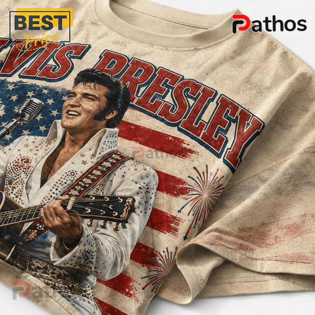Elvis Presley America 250 Years of Freedom Patriotic T-Shirt Elvis Presley America 250 Years of Freedom Patriotic T-Shirt