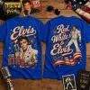 Elvis Presley Vintage Red White and Blue Patriotic T-Shirt