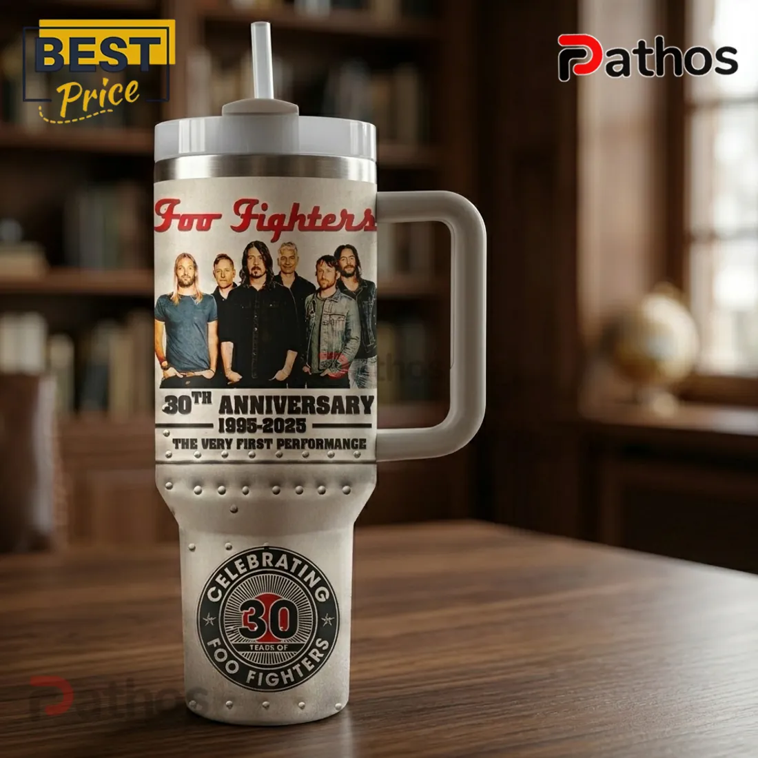 Foo Fighters 30th Anniversary 1995-2025 Signature Stanley Tumbler Foo Fighters 30th Anniversary 1995-2025 Signature Stanley Tumbler