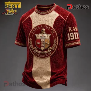 Kappa Alpha Psi 1911 Crimson Gold Premium Athletic T-Shirt