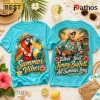 Jimmy Buffett Summer Vibes Tropical Parrot Turquoise T-Shirt