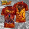 Judas Priest Rob Halford Inferno Battle Scene Apparel T-Shirt