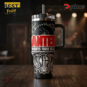 Pantera Cowboys From Hell Stainless Steel Insulated 40oz Travel Tumbler 1 Pantera Cowboys From Hell Stainless Steel Insulated 40oz Travel Tumbler