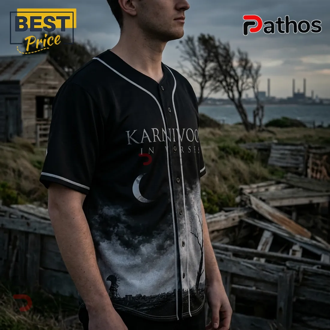 Karnivool In Verses Australian Tour Black Baseball Jersey Karnivool In Verses Australian Tour Black Baseball Jersey