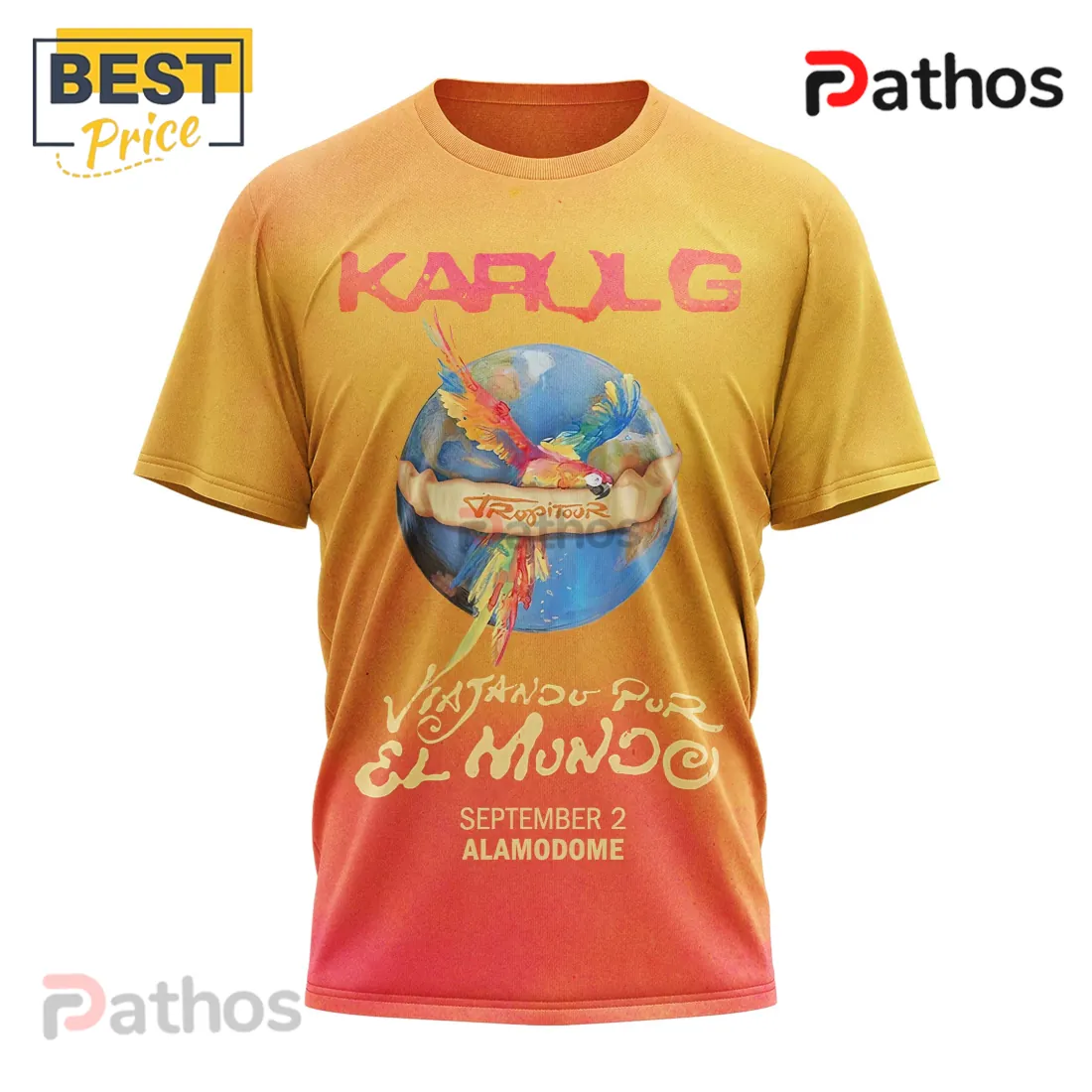 Karol G Tropitour Viajando Por El Mundo Tour Graphic T-Shirt Karol G Tropitour Viajando Por El Mundo Tour Graphic T-Shirt