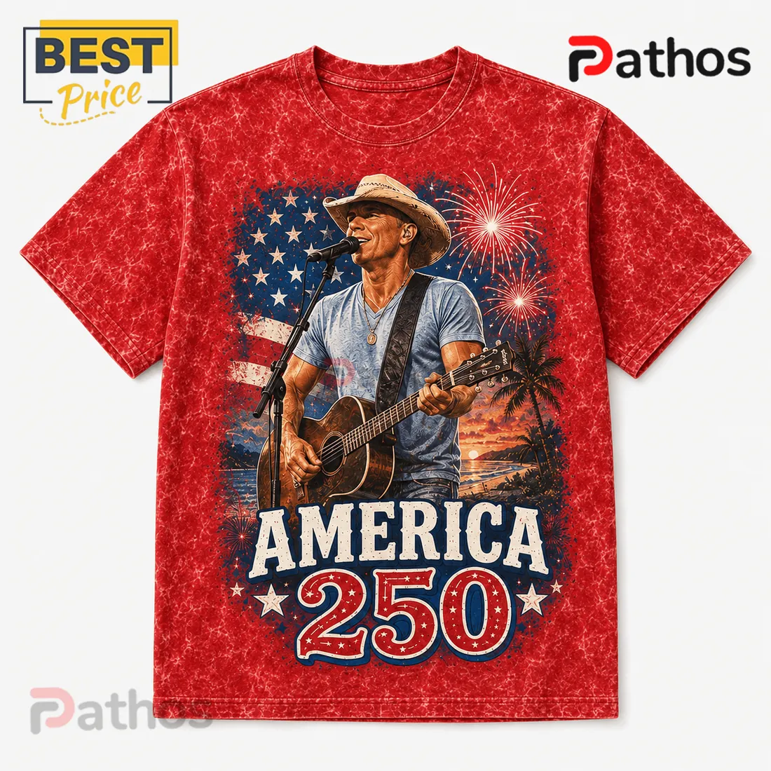 Kenny Chesney America 250 Limited Edition Graphic T-Shirt Kenny Chesney America 250 Limited Edition Graphic T-Shirt