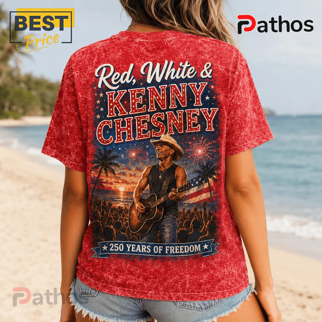 Kenny Chesney America 250 Limited Edition Graphic T-Shirt Kenny Chesney America 250 Limited Edition Graphic T-Shirt