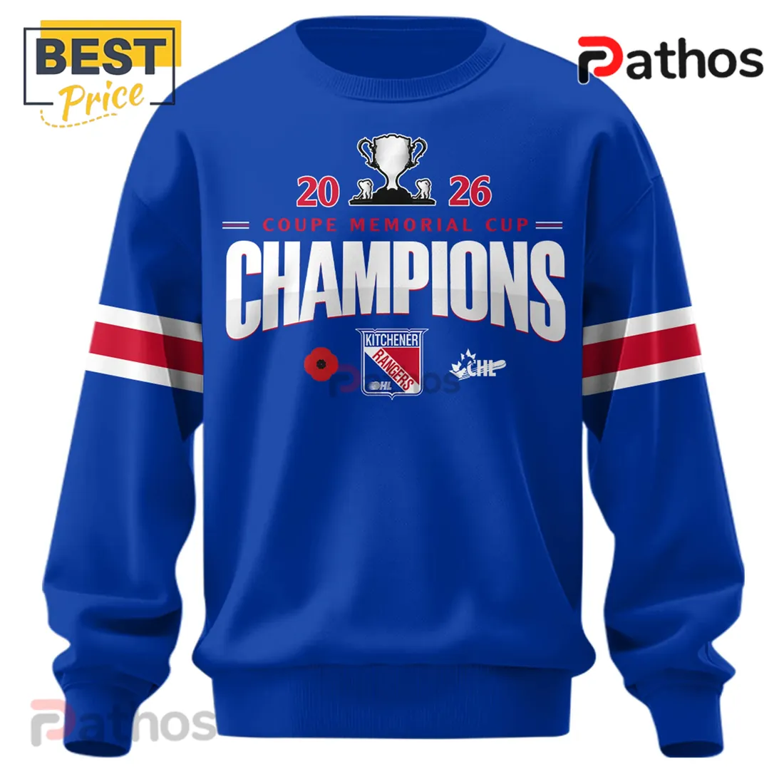 Kitchener Rangers 2026 Memorial Cup Champions Hockey T-Shirt Kitchener Rangers 2026 Memorial Cup Champions Hockey T-Shirt