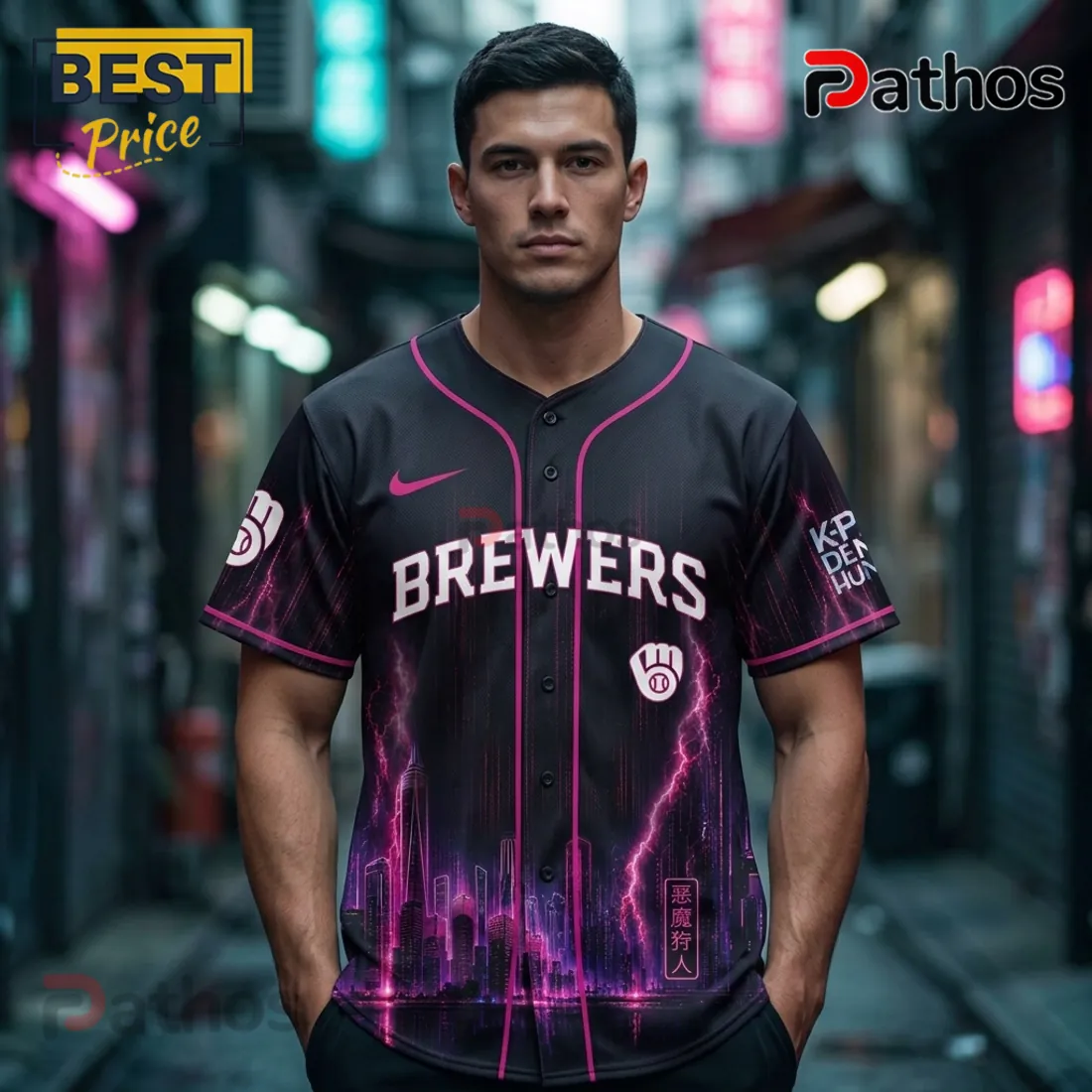 KPop Demon Hunters Milwaukee Brewers 2026 Edition Jersey KPop Demon Hunters Milwaukee Brewers 2026 Edition Jersey