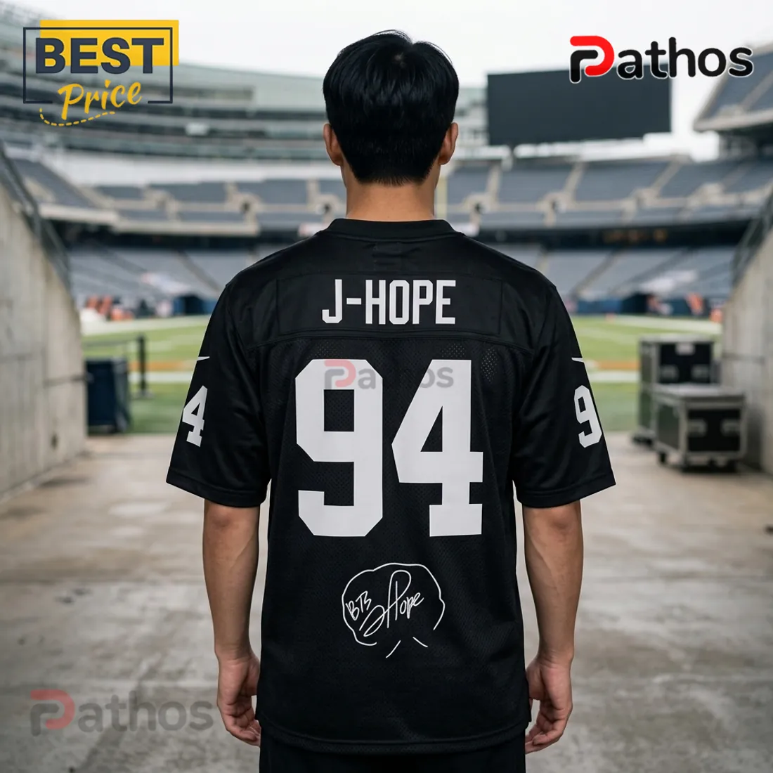 Las Vegas Raiders x J-Hope 94 2026 Limited Edition Football Jersey Las Vegas Raiders x J-Hope 94 2026 Limited Edition Football Jersey