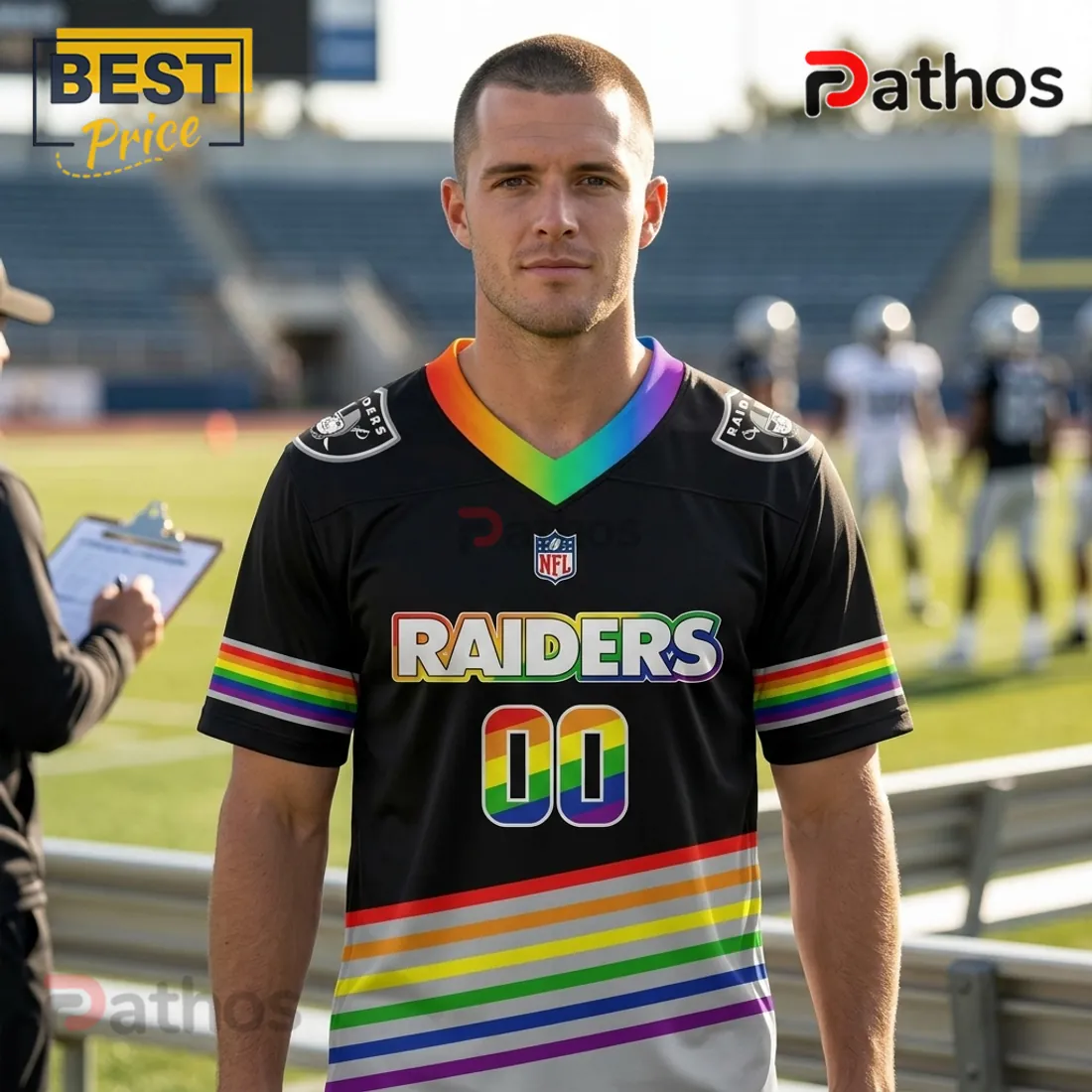 Las Vegas Raiders x LGBTQ Pride Month Limited Edition Football Jersey Las Vegas Raiders x LGBTQ Pride Month Limited Edition Football Jersey