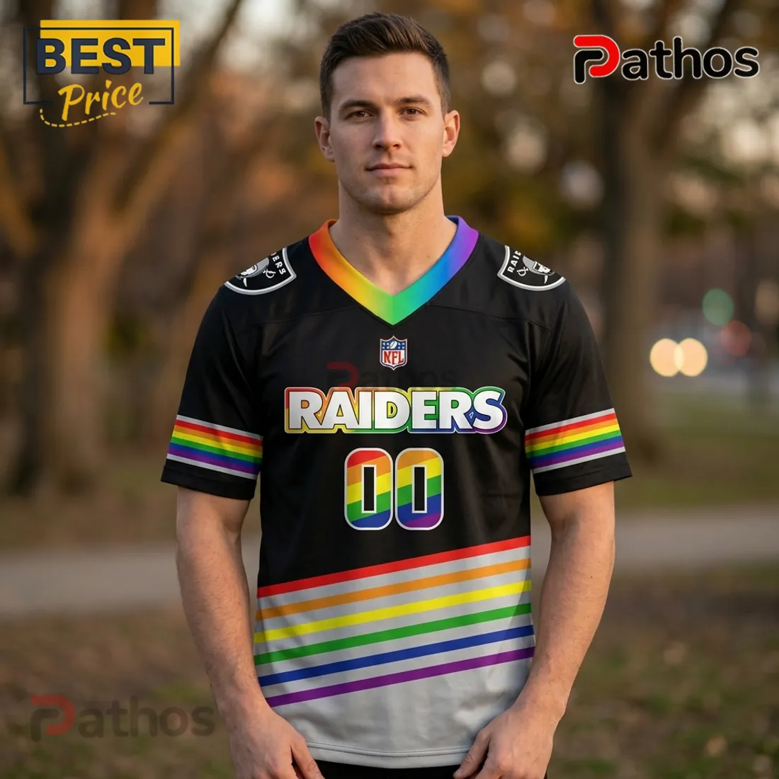 Las Vegas Raiders x LGBTQ Pride Month Limited Edition Football Jersey Las Vegas Raiders x LGBTQ Pride Month Limited Edition Football Jersey