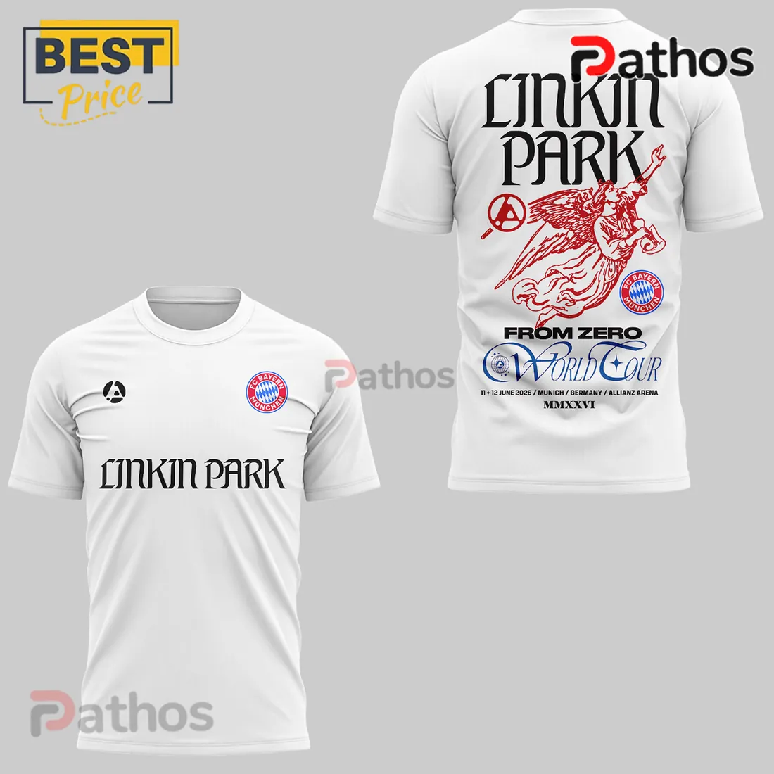 Linkin Park x FC Bayern Munich From Zero 2026 World Tour Collectible Hoodie Linkin Park x FC Bayern Munich From Zero 2026 World Tour Collectible Hoodie