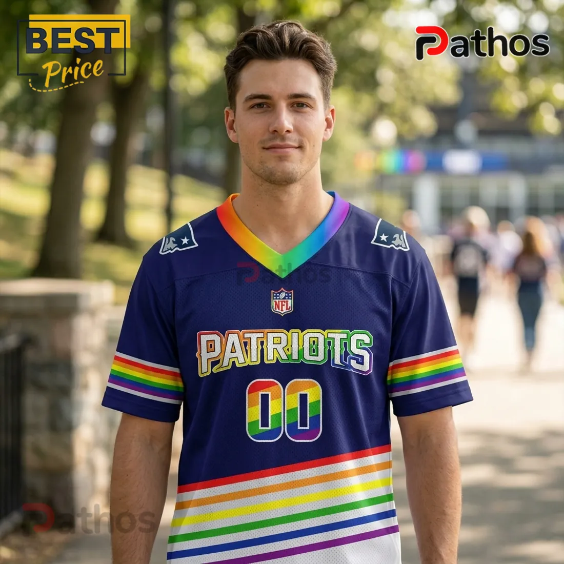 New England Patriots x LGBT Pride Limited Edition Football Jersey New England Patriots x LGBT Pride Limited Edition Football Jersey