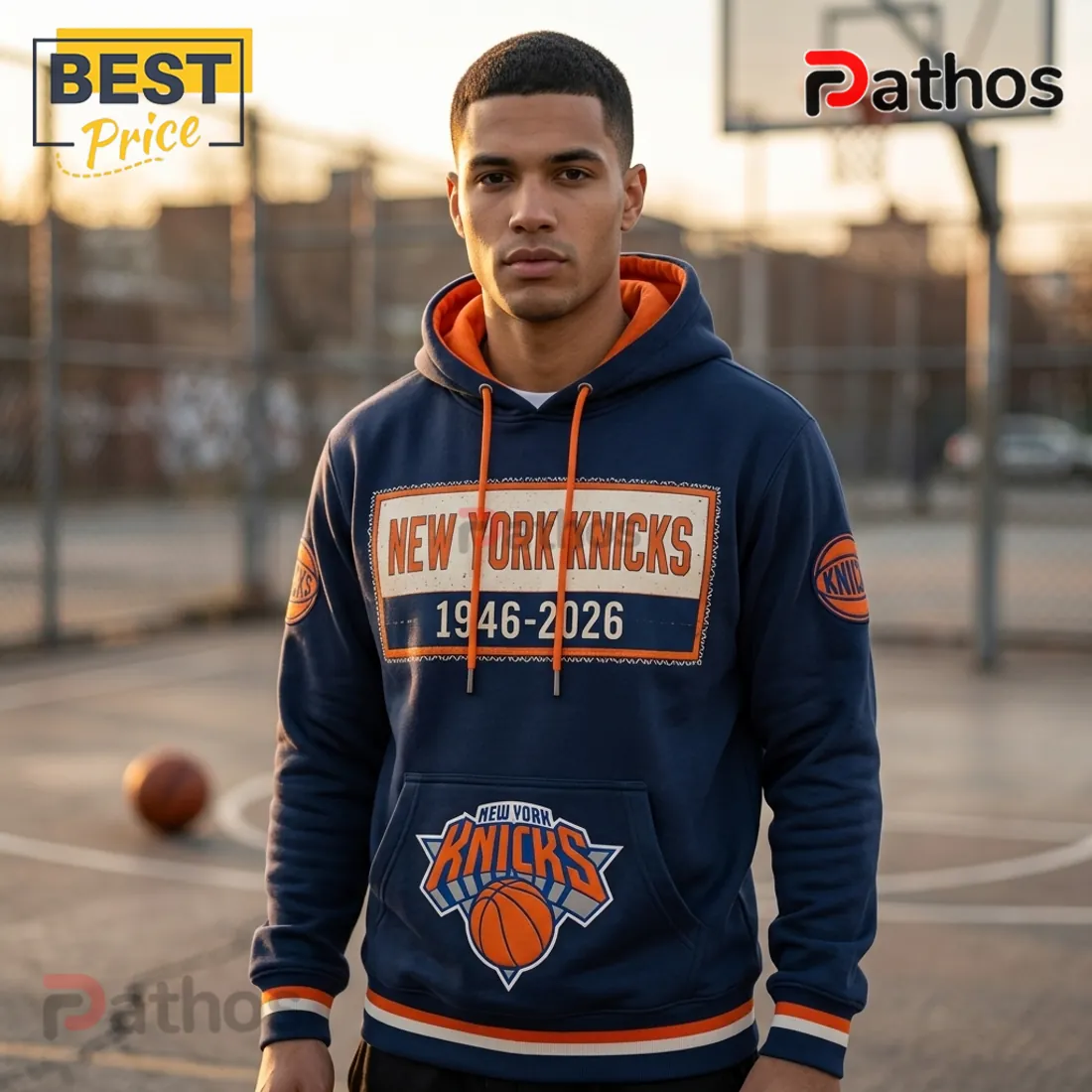 New York Knicks 1946-2026 Anniversary Edition Pullover Fleece Hoodie New York Knicks 1946-2026 Anniversary Edition Pullover Fleece Hoodie