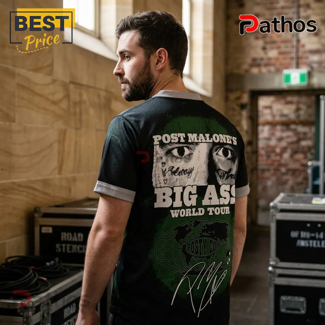 North Melbourne x Post Malone Big Ass World Tour 2026 Football Jersey North Melbourne x Post Malone Big Ass World Tour 2026 Football Jersey