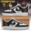 Oklahoma Sooners 2026 Champions Black White Air Force 1 Sneakers