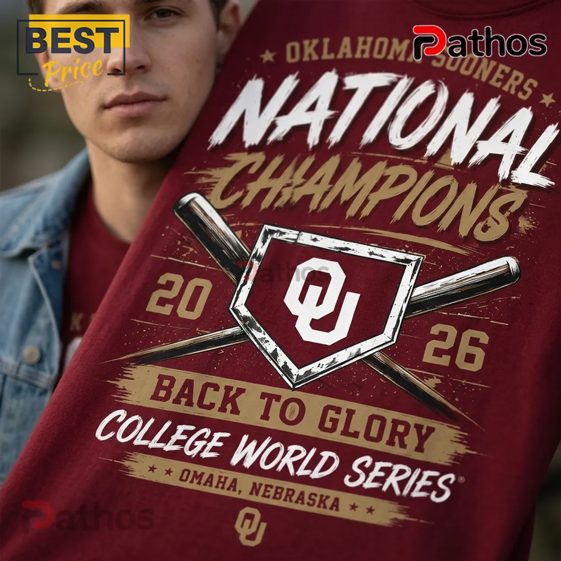 Oklahoma Sooners 2026 National Champions Maroon T-Shirt Oklahoma Sooners 2026 National Champions Maroon T-Shirt