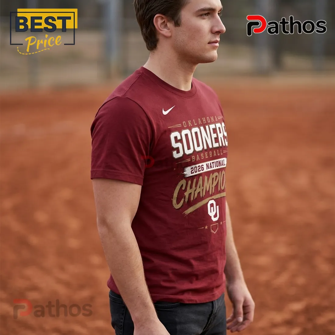Oklahoma Sooners 2026 National Champions Maroon T-Shirt Oklahoma Sooners 2026 National Champions Maroon T-Shirt