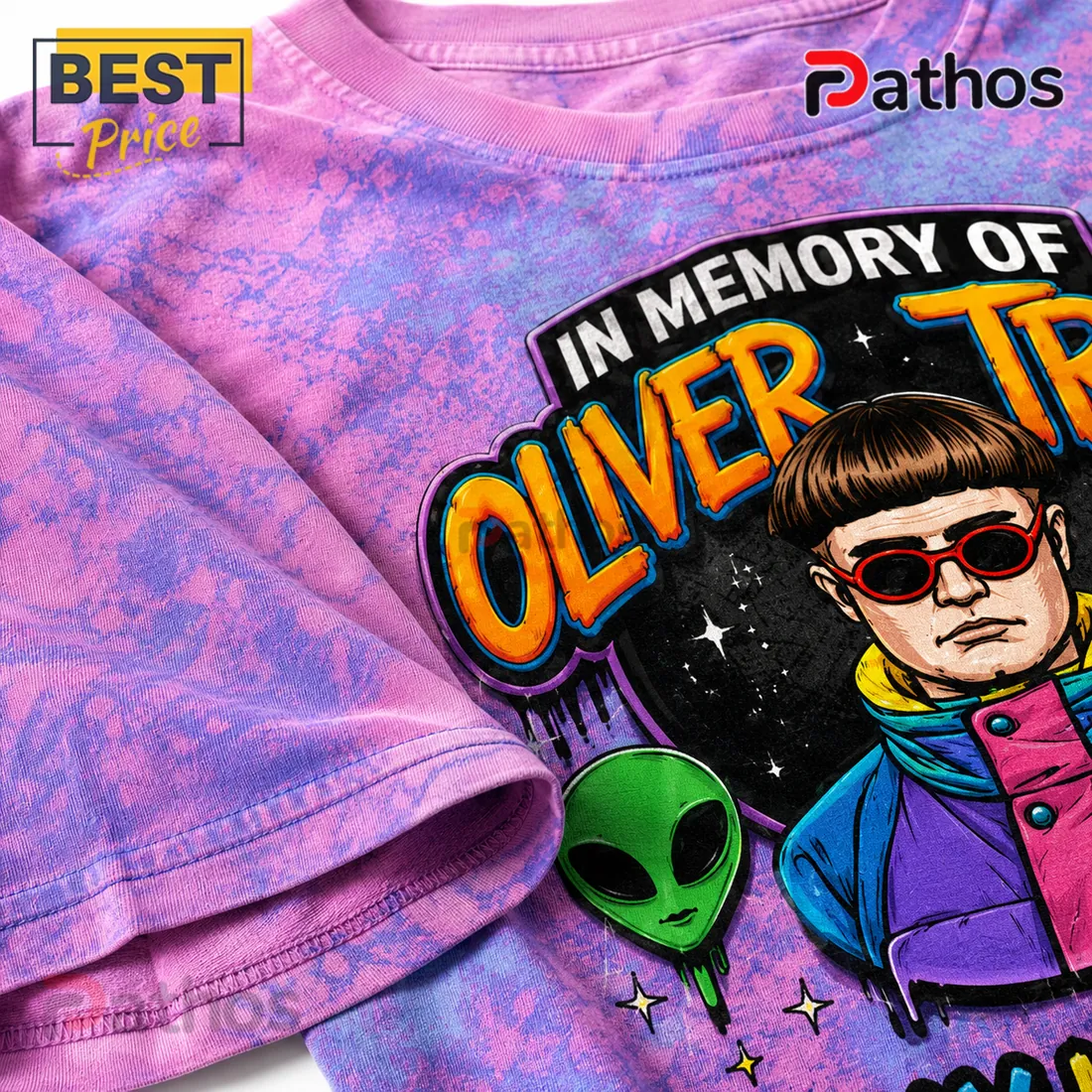 Oliver Tree In Memory Of 1993-2026 Pink Tie Dye T-Shirt Oliver Tree In Memory Of 1993-2026 Pink Tie Dye T-Shirt