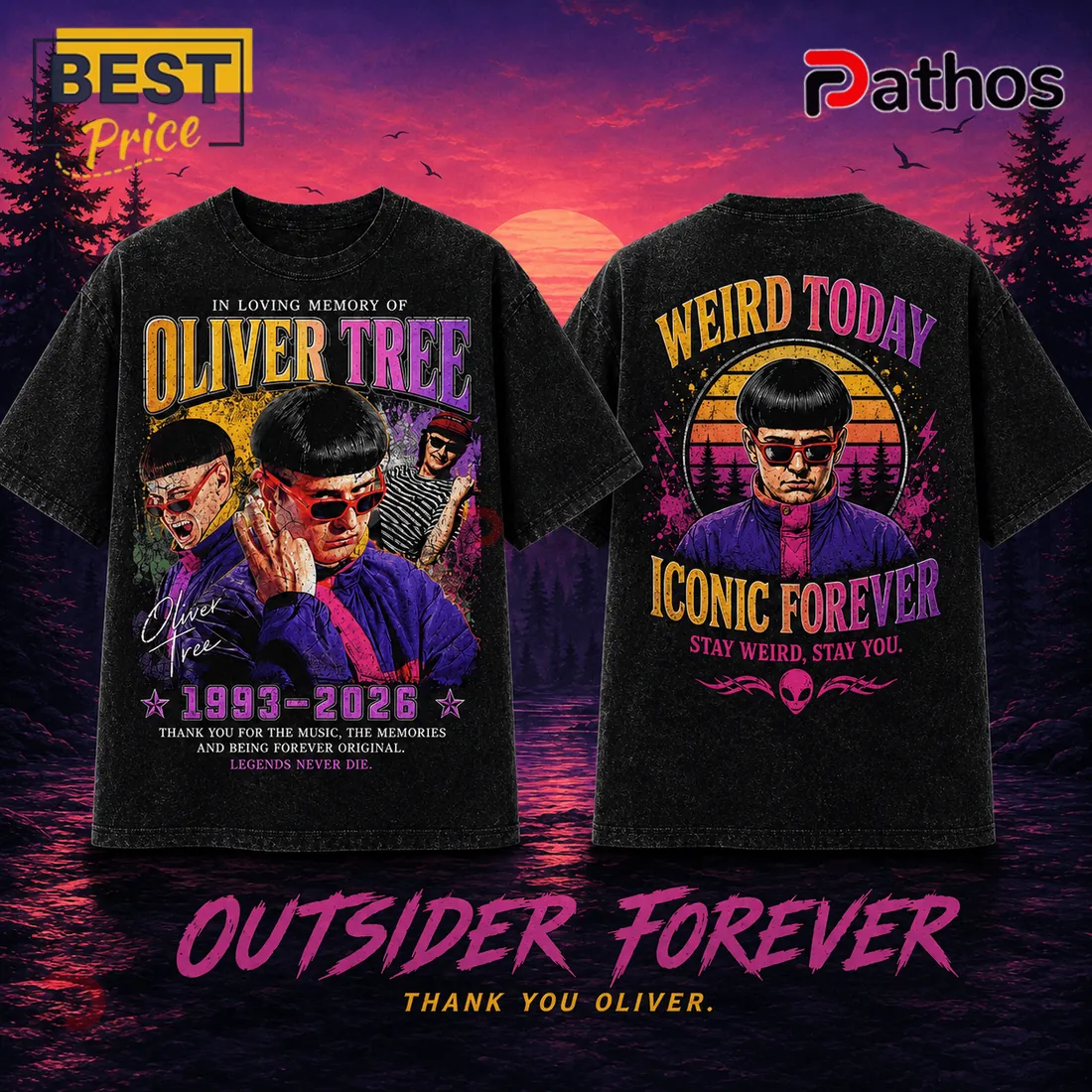 Oliver Tree Vintage 1993 2026 Memorial T-Shirt Oliver Tree Vintage 1993 2026 Memorial T-Shirt