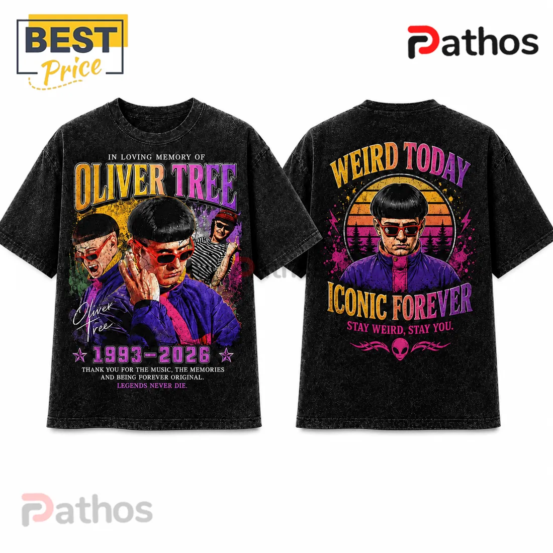 Oliver Tree Vintage 1993 2026 Memorial T-Shirt Oliver Tree Vintage 1993 2026 Memorial T-Shirt