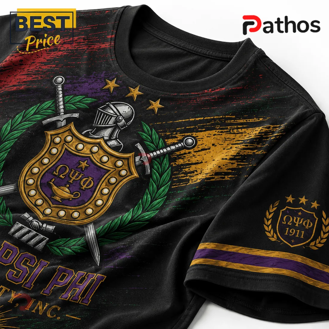 Omega Psi Phi Fraternity Juneteenth 1911 Legacy Black Shirt Omega Psi Phi Fraternity Juneteenth 1911 Legacy Black Shirt
