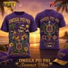 Omega Psi Phi Summer Vibes Fraternity Crest Bulldog T-Shirt