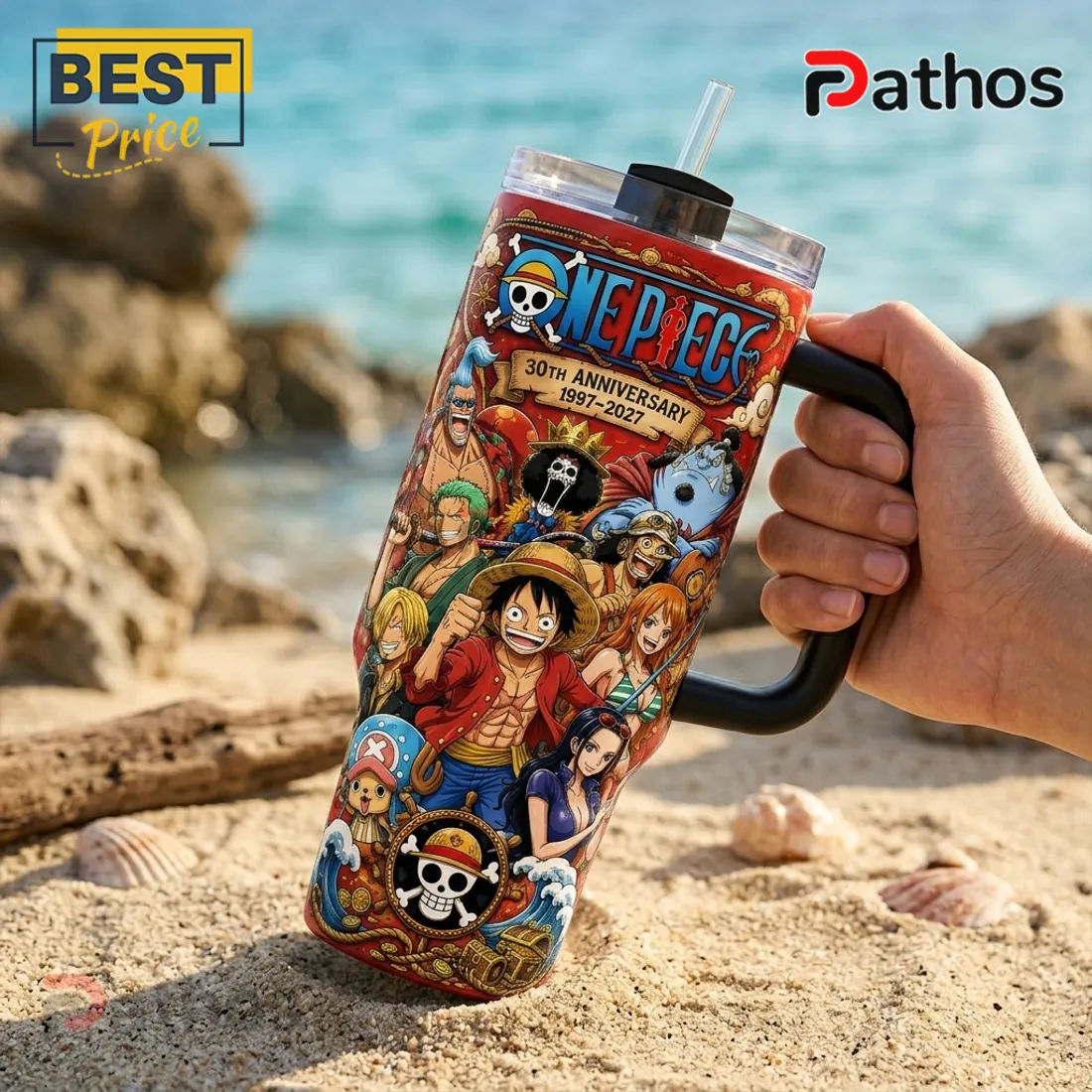 One Piece 30th Anniversary Stainless Steel Insulated Tumbler One Piece 30th Anniversary Stainless Steel Insulated Tumbler