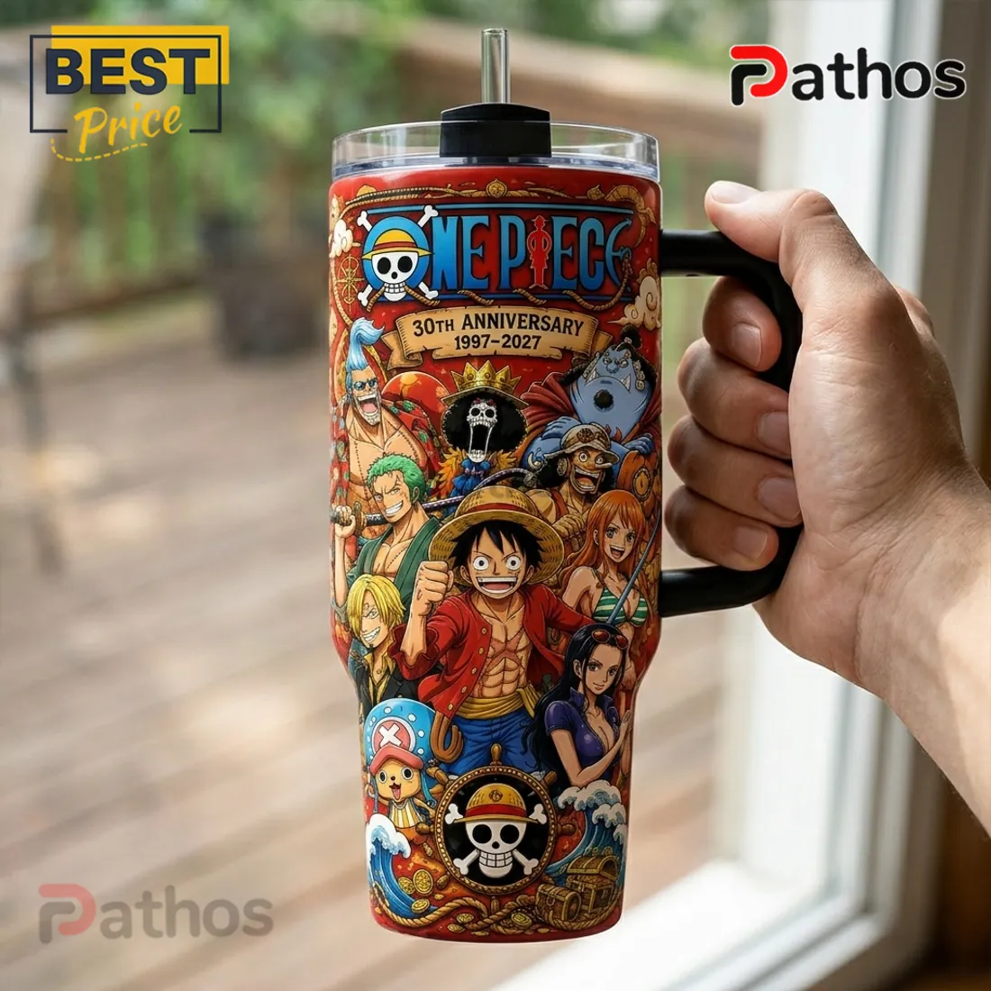 One Piece 30th Anniversary Stainless Steel Insulated Tumbler One Piece 30th Anniversary Stainless Steel Insulated Tumbler