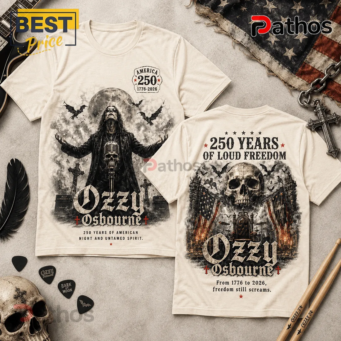 Ozzy Osbourne America 250 Years 1776-2026 Shirt Ozzy Osbourne America 250 Years 1776-2026 Shirt