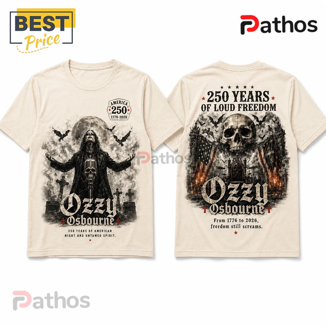 Ozzy Osbourne America 250 Years 1776-2026 Shirt Ozzy Osbourne America 250 Years 1776-2026 Shirt