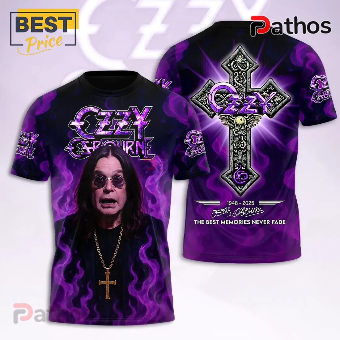 Ozzy Osbourne Signature Tribute 1948-2025 Hoodie Ozzy Osbourne Signature Tribute 1948-2025 Hoodie