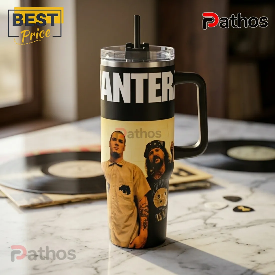 Pantera Heavy Metal Band 40oz Tumbler Pantera Heavy Metal Band 40oz Tumbler
