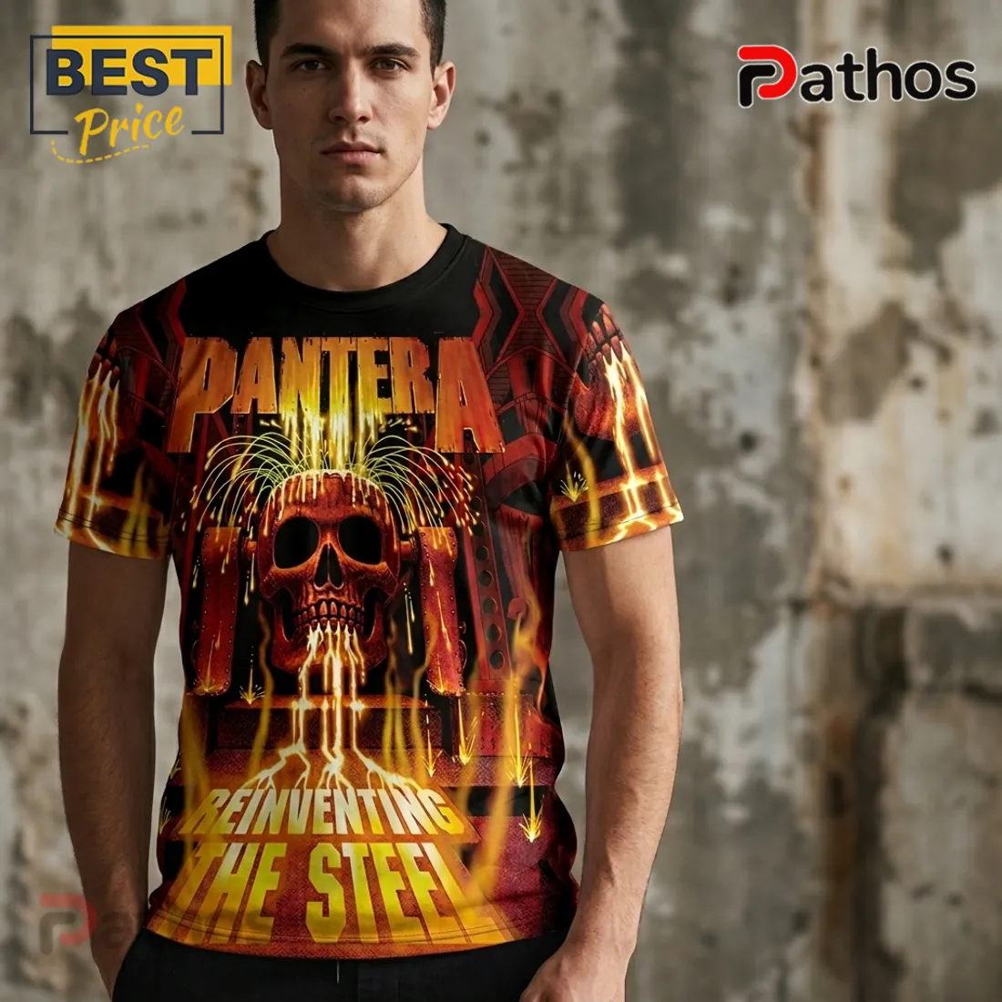 Pantera Reinventing The Steel Heavy Metal Band T-Shirt Pantera Reinventing The Steel Heavy Metal Band T-Shirt