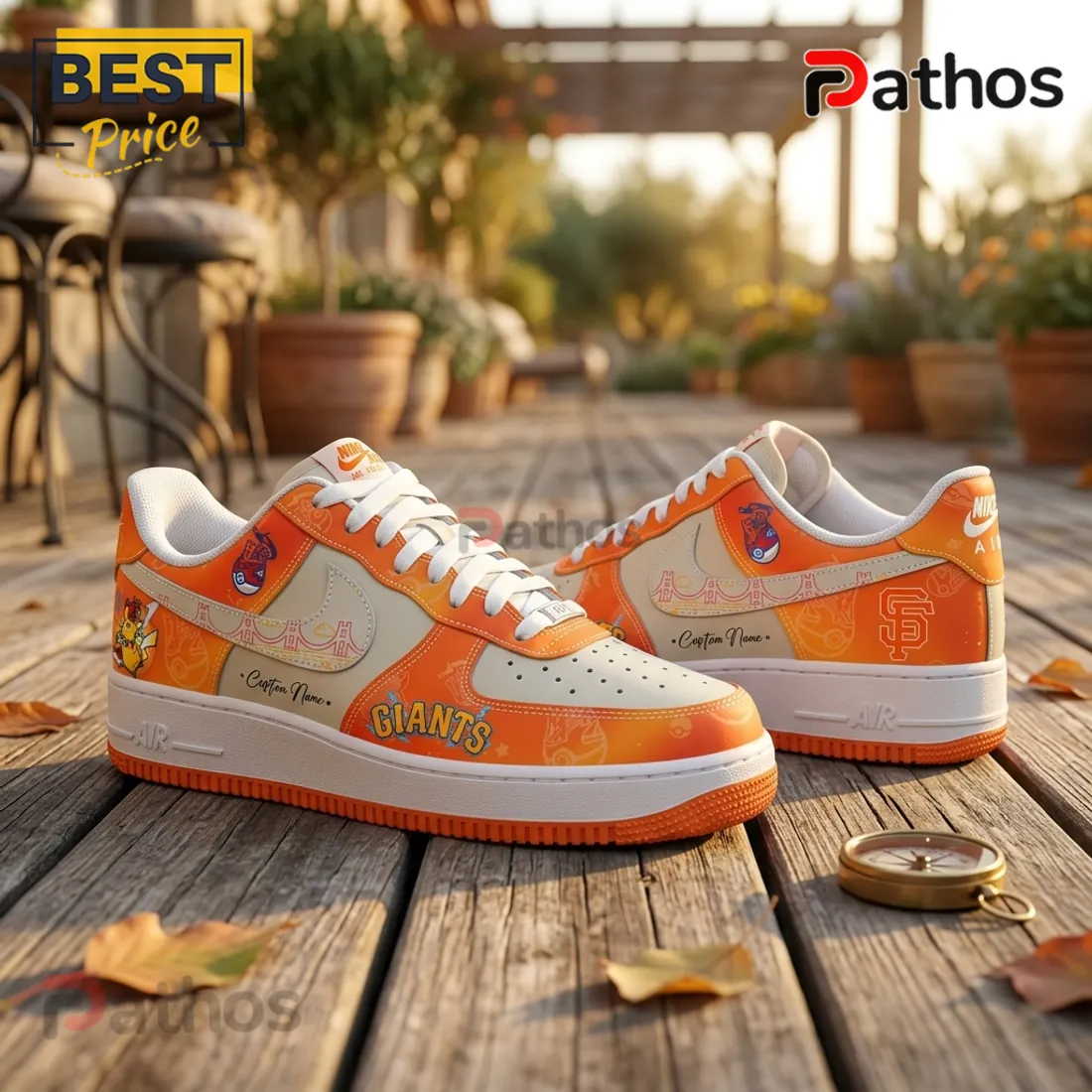 Pokemon x San Francisco Giants 2026 Limited Edition Custom AF1 Sneakers Pokemon x San Francisco Giants 2026 Limited Edition Custom AF1 Sneakers