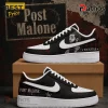 Post Malone Black Plaid Rockstar Edition Air Force 1 Sneakers