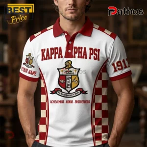 Kappa Alpha Psi 1911 Crimson White Premium Polo Shirt