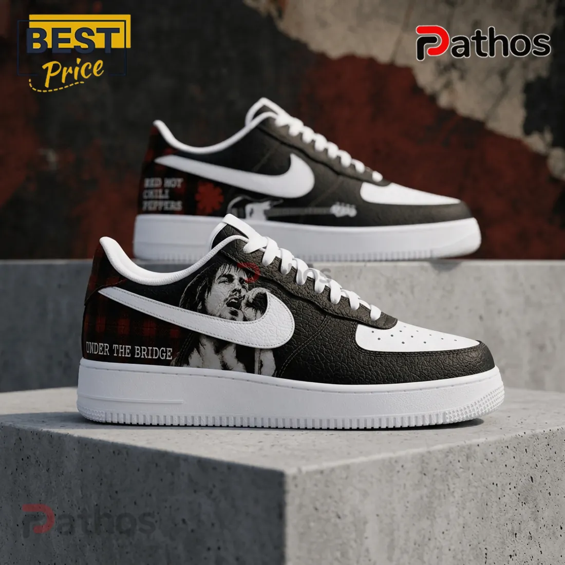 Red Hot Chili Peppers x Under The Bridge Premium Air Force 1 Red Hot Chili Peppers x Under The Bridge Premium Air Force 1