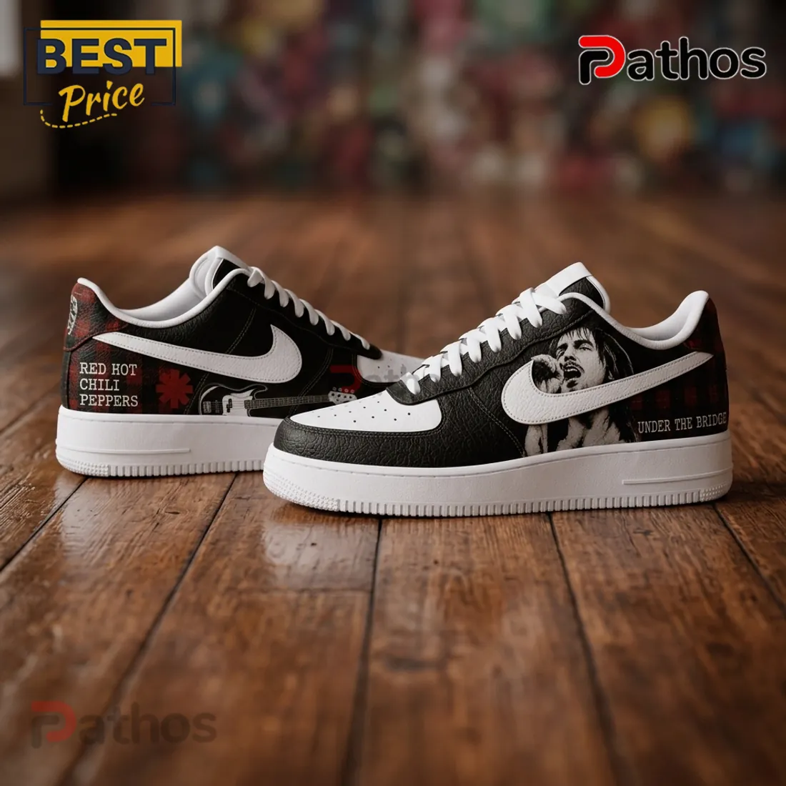 Red Hot Chili Peppers x Under The Bridge Premium Air Force 1 Red Hot Chili Peppers x Under The Bridge Premium Air Force 1
